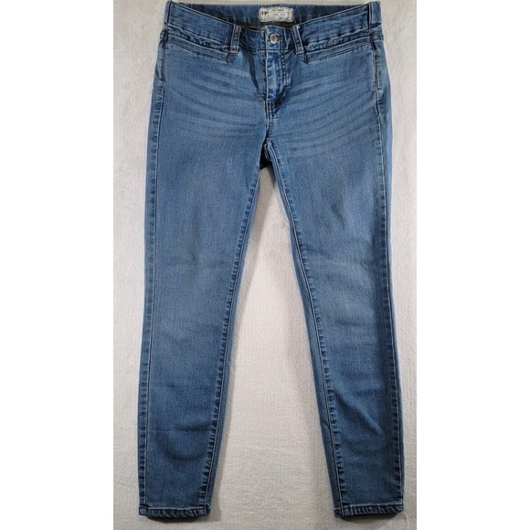 Free People Denim - Free People Women's Jeans Size 27 Skinny Low Rise Ankle / Cropped Stretch Denim